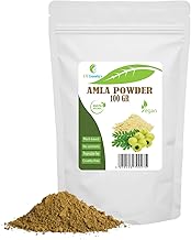 Amla poudre - 100 gr - lutte contre la chute des cheveux, les pellicules et le vieillissement prématuré
