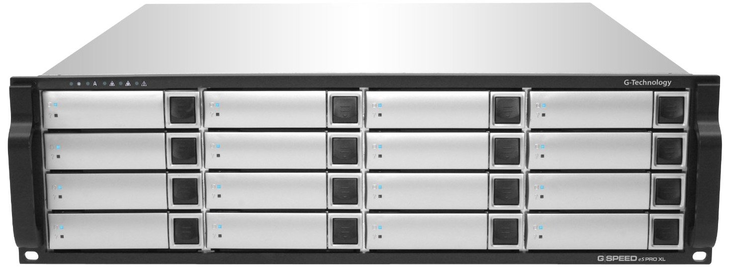 G-Technology G-Speed ES PRO XL 32TB High Speed Mini-SAS 3U Rackmount RAID Array for Video Editing Applications with PCIe x8 Mini-SAS RAID Controller 0G01776