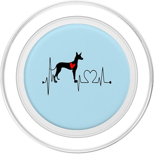 Miniatura 8 de Podenco Canario Dog Heartbeat EKG Dogs Lover & Owner Funny PopSockets Standard PopGrip