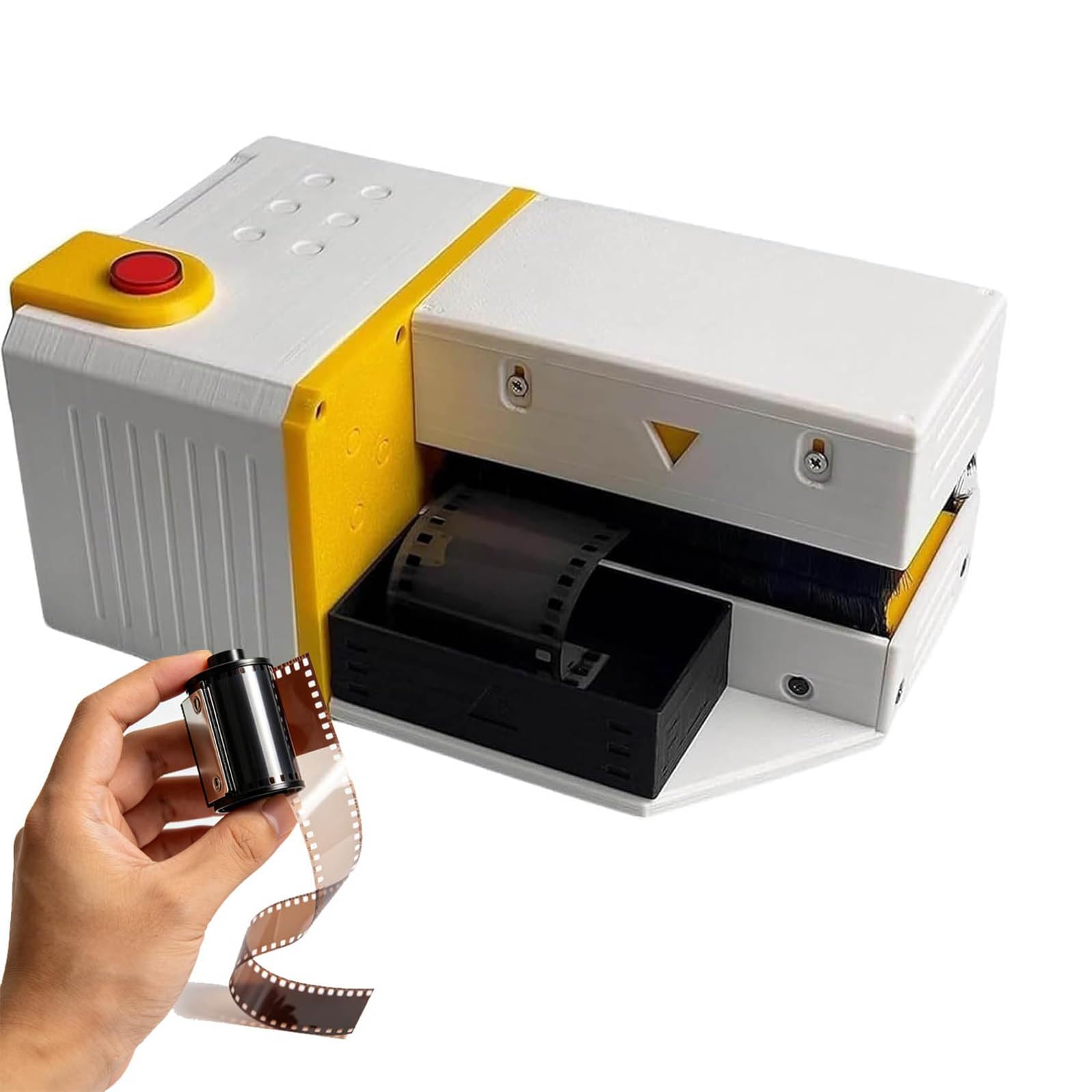 Kit de eliminación de polvo de película eléctrica con ventilador de filtro y cepillo de limpieza de lana suave, perfecto para películas negativas 135/120, mejora la claridad, herramienta ideal de