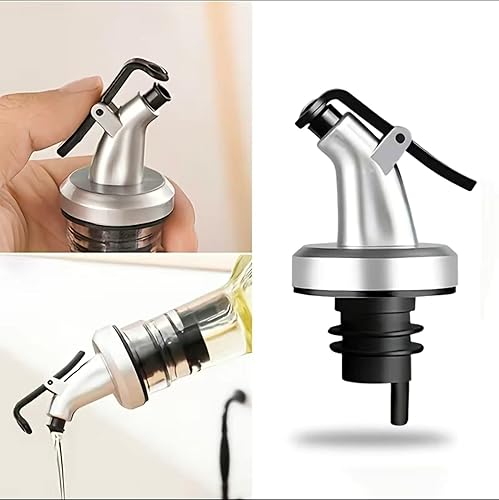 Miniatura 3 de Ellora Farms, Rani Chef Vertedor, Caño dispensador, Sin BPA, apto para aceites de oliva, vinagre, vino, se adapta a botellas de cruet, se adapta a