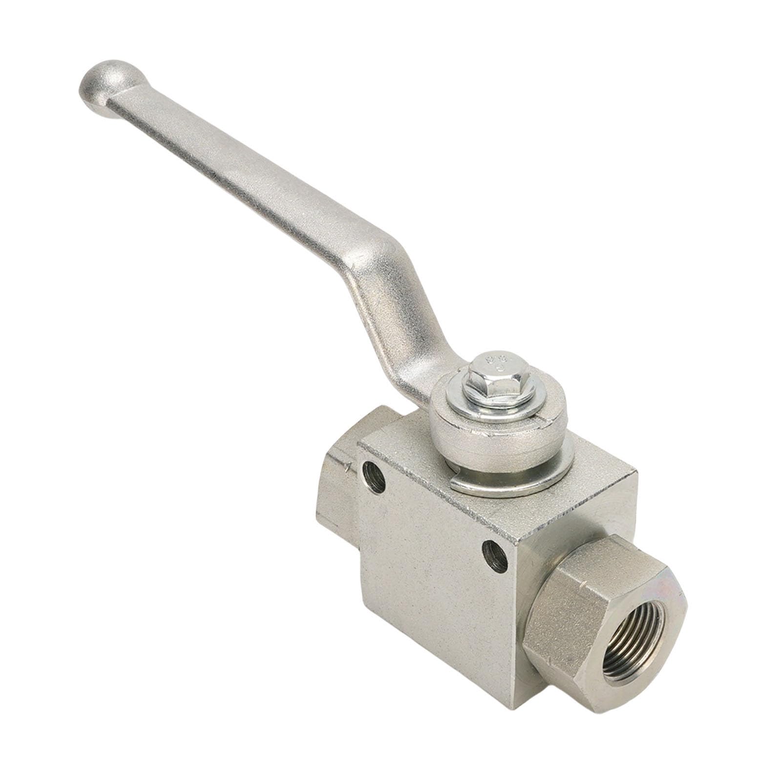 4500 Psi Hochdruck -Waschkugel -Ventil -Kit, Edelstahl 3/8 Zoll Schnellverbindungs ​​-Kugelventil mit Einfachem Schaltermechanismus für Hochdruckreinigungsschläuche