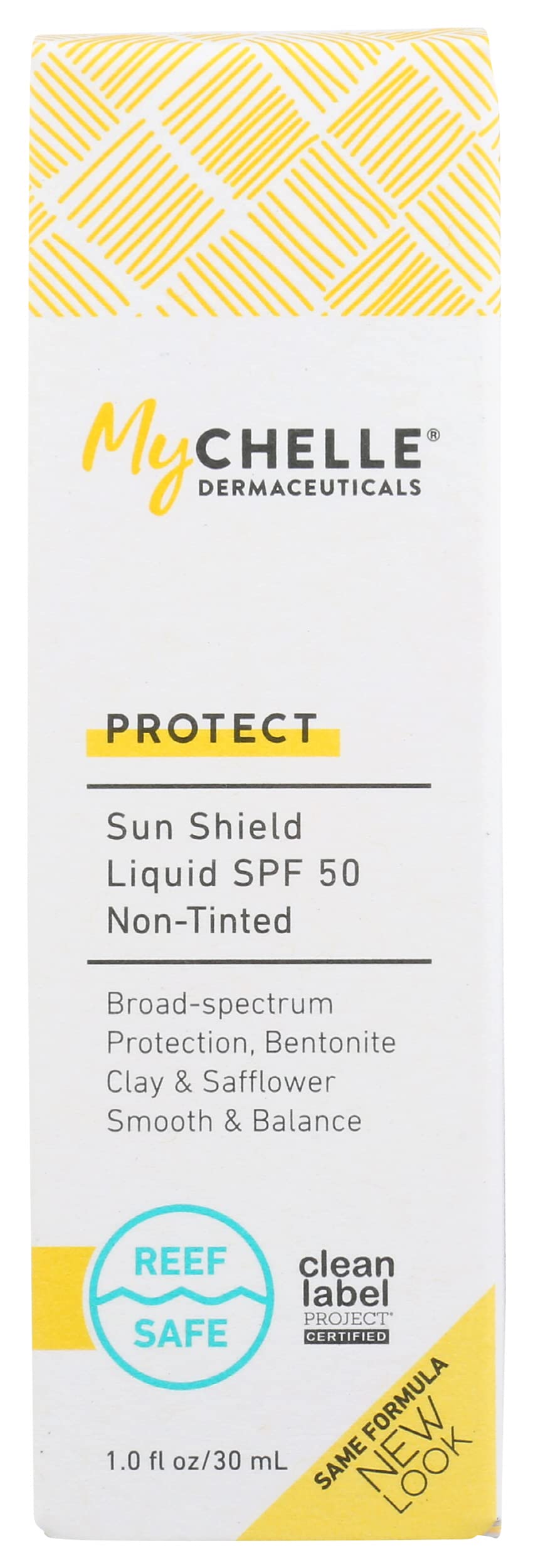 MyChelle DermaceuticalsNon Tinted Sun Shield Liquid SPF 50, Vegan, Cruelty Free, Non GMO, 1.2 Fluid Ounce (Pack of 1)
