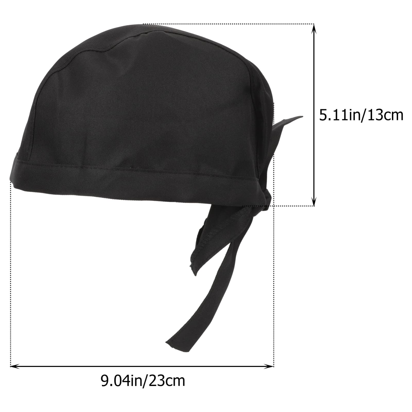 6 Gorros de Chef Mantienen el Cabello Recogido Transpirables Ajustables de Algodón Unisex y Cómodos para Cocina y Hoteles para Hombres y Mujeres