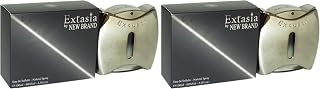New Brand Extasia Eau de Toilette Spray for Men, 3.3 Ounce (Pack of 2)