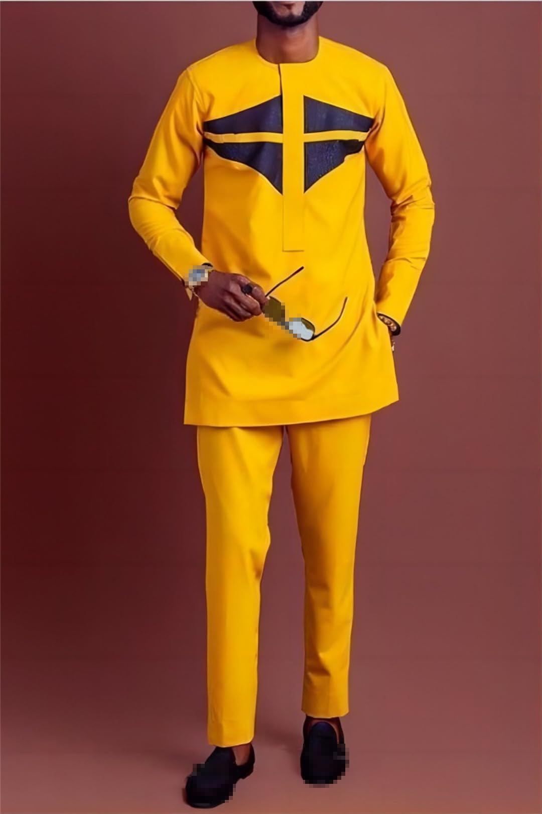 Dashiki T-Shirt Da Uomo A Maniche Lunghe Etniche Africane, Pantaloni, Abito Da Attività Per Banchetti Nuziali Stampato, Personalità