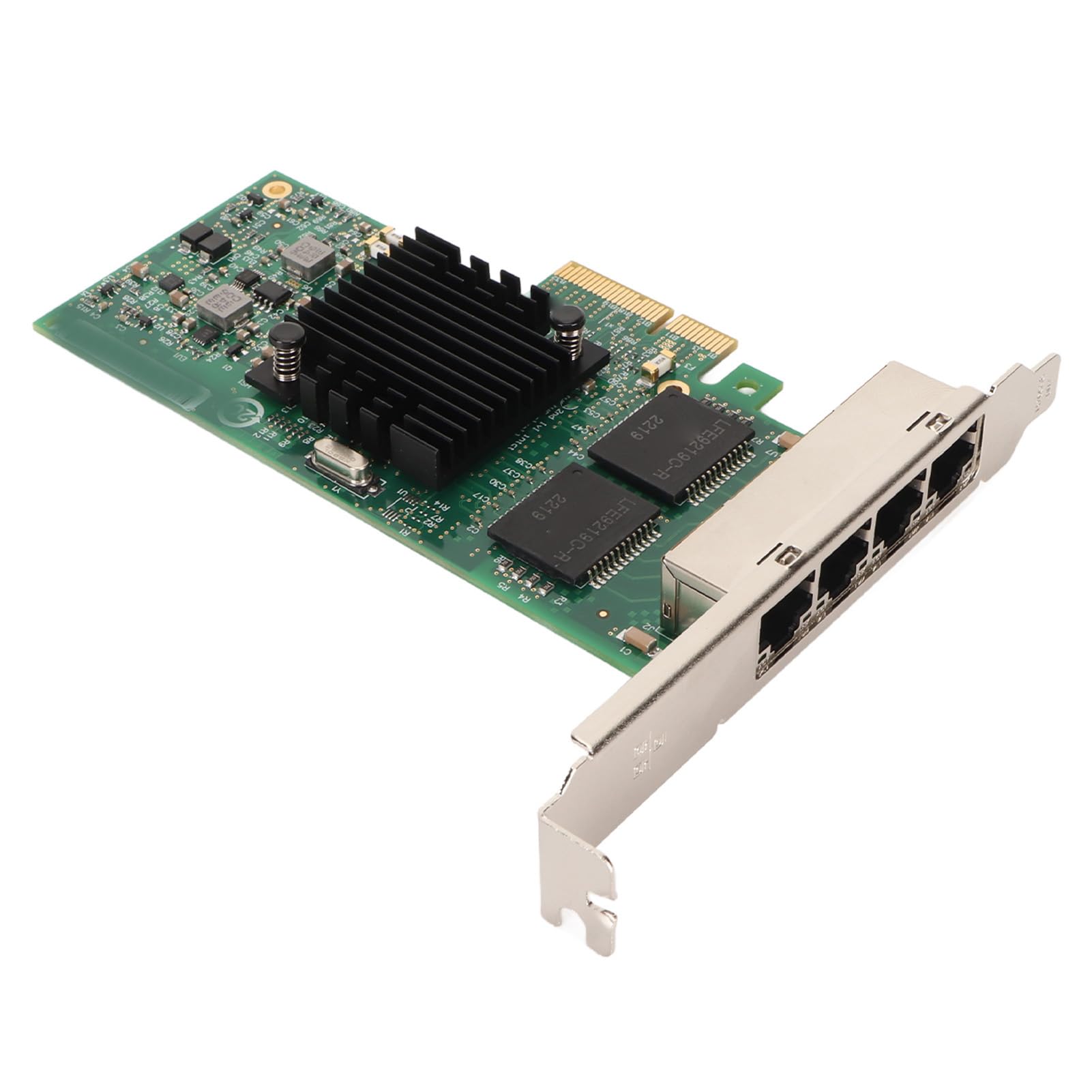 Aramox Carte Réseau Serveur PCIe, 4 Ports RJ45 10/100/1000Mbps
