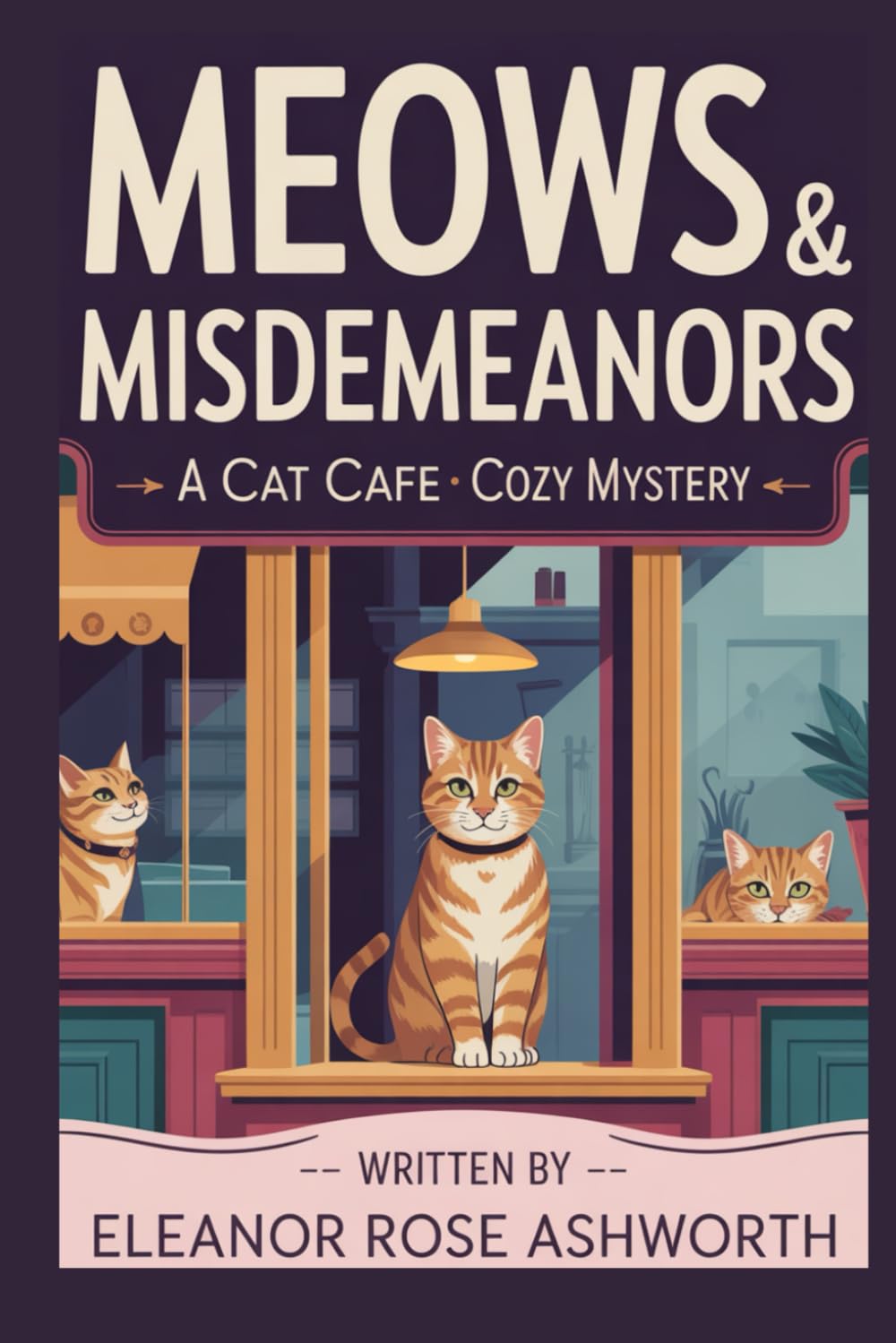 Meows & Misdemeanors: A Cat Cafe Cozy Mystery