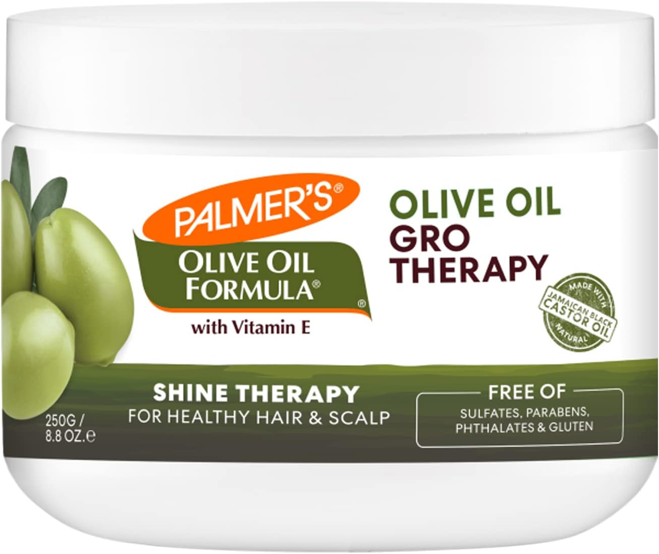 Olive Oil Formula Gro Therapy Jar 8.80 oz (Pack of 5)