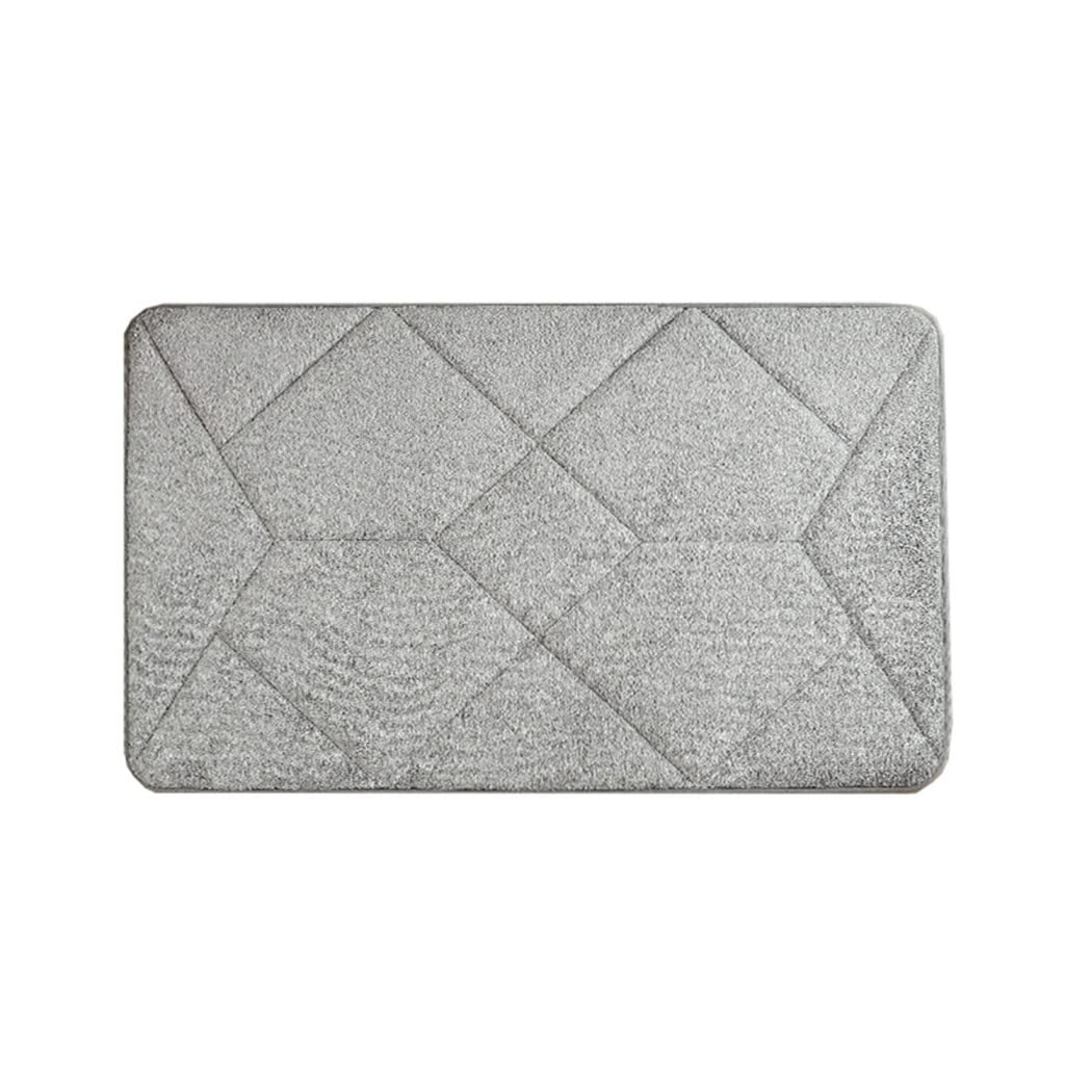 ZLZNX Badezimmerteppich Memory Schaum Design Bad saugstark rutschfest waschbar Badvorleger,5,50 * 80CM