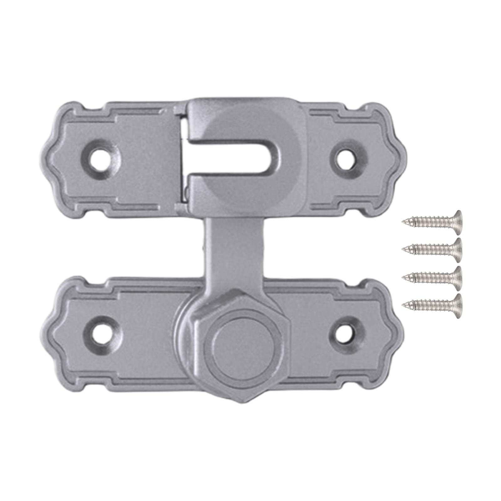 Aluminum Alloy 180 Degree Latches Door Without Drilling Required for Home and More Types Easy Installion Easy Installation Door