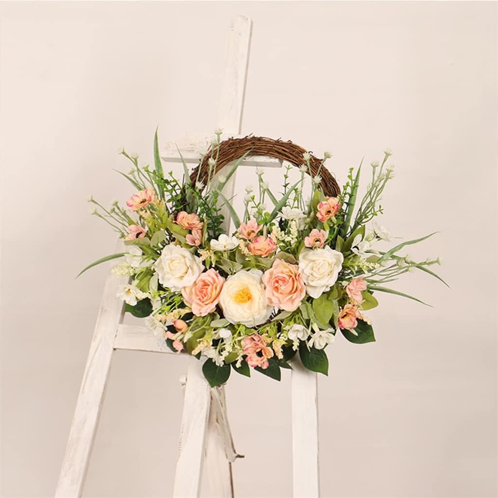 Artificial Wreath Simulation Garland for Door Home Wedding Wall Decoration