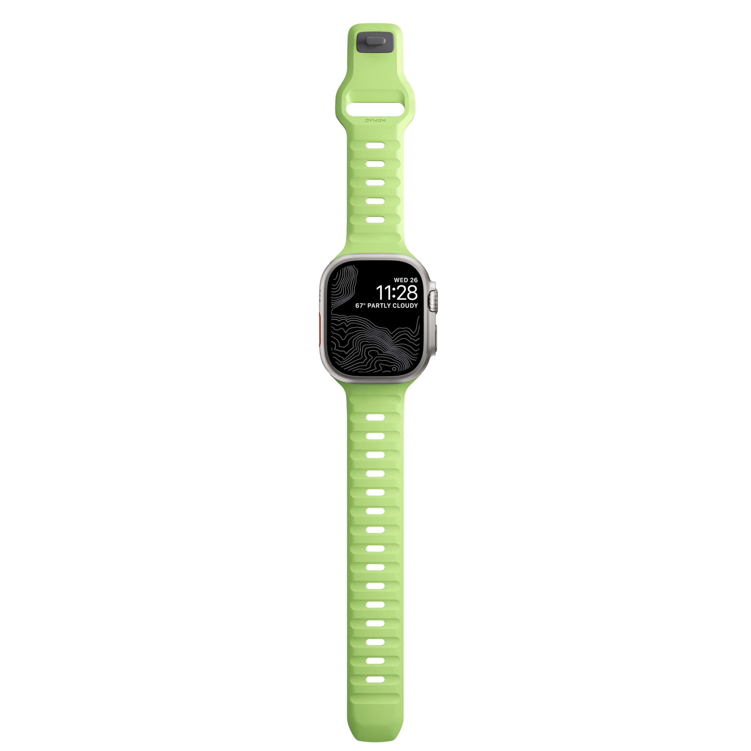 NOMAD Sport Band V2 | für Apple Watch 42/44/45mm | leuchtet im Dunkeln |strapazierfähiges, wasserfestes Uhrenarmband | Glow