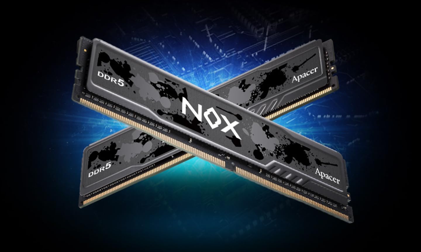 Memoria ram apacer nox 16gb/ ddr5/ 6000mhz/ 1.25v/ cl38/ dimm