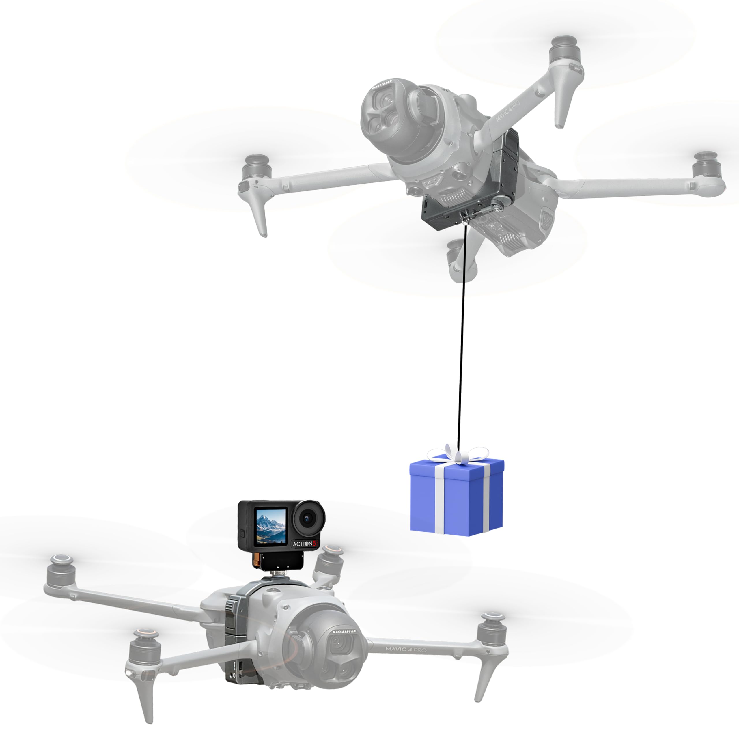 Photo 1 of Drone Airdrop System for DJI Mavic 4 Pro,Payload/Delivery/Transport Drop Release Device for DJI Mavic 4 Pro Accessories