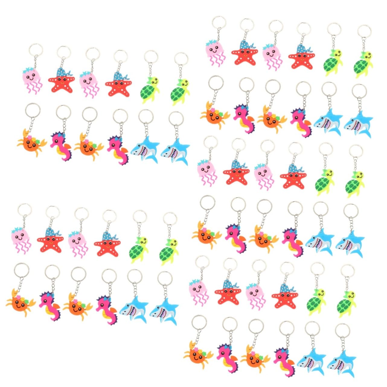 SHERCHPRY portachiavi squalo portachiavi per auto figura di marina portachiavi simpatici portachiavi cute arredamento portachiavi creativi portachiavi decorativi Metallo