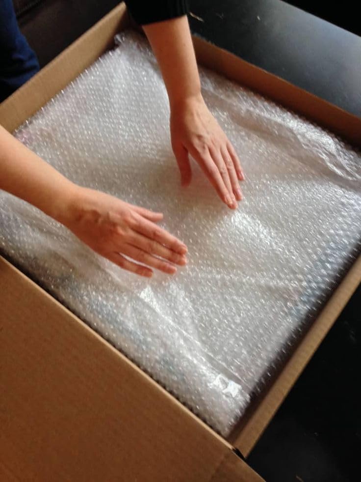 Image of Air Bubble Wrap Packing Roll for Safety,Heavy 50 Gsm Thickness 1 Meter Wide,Perfect for Shipping,Moving and Storage,Cushioning Material Multipurpose Packing Needs (1 Meter Wide X 5 METER)
