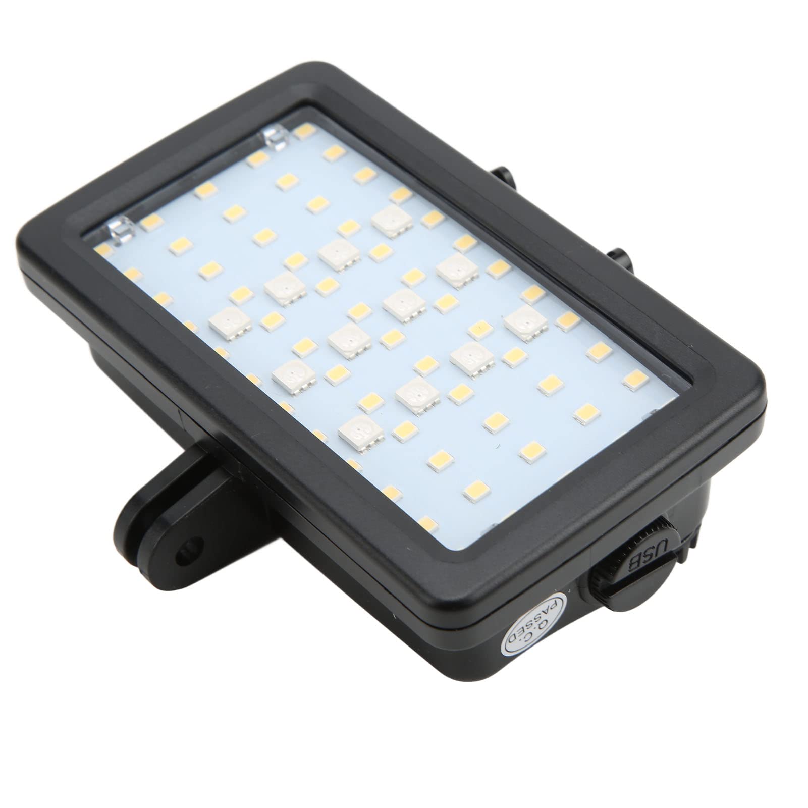 Bewinner Luce di Riempimento Subacquea Impermeabile, Luce Video LED RGB SL‑20 per Fotografia Subacquea, 8 modalità di Illuminazione con luminosità 5000LUX, per Action Camera Impermeabile IPX8 40M