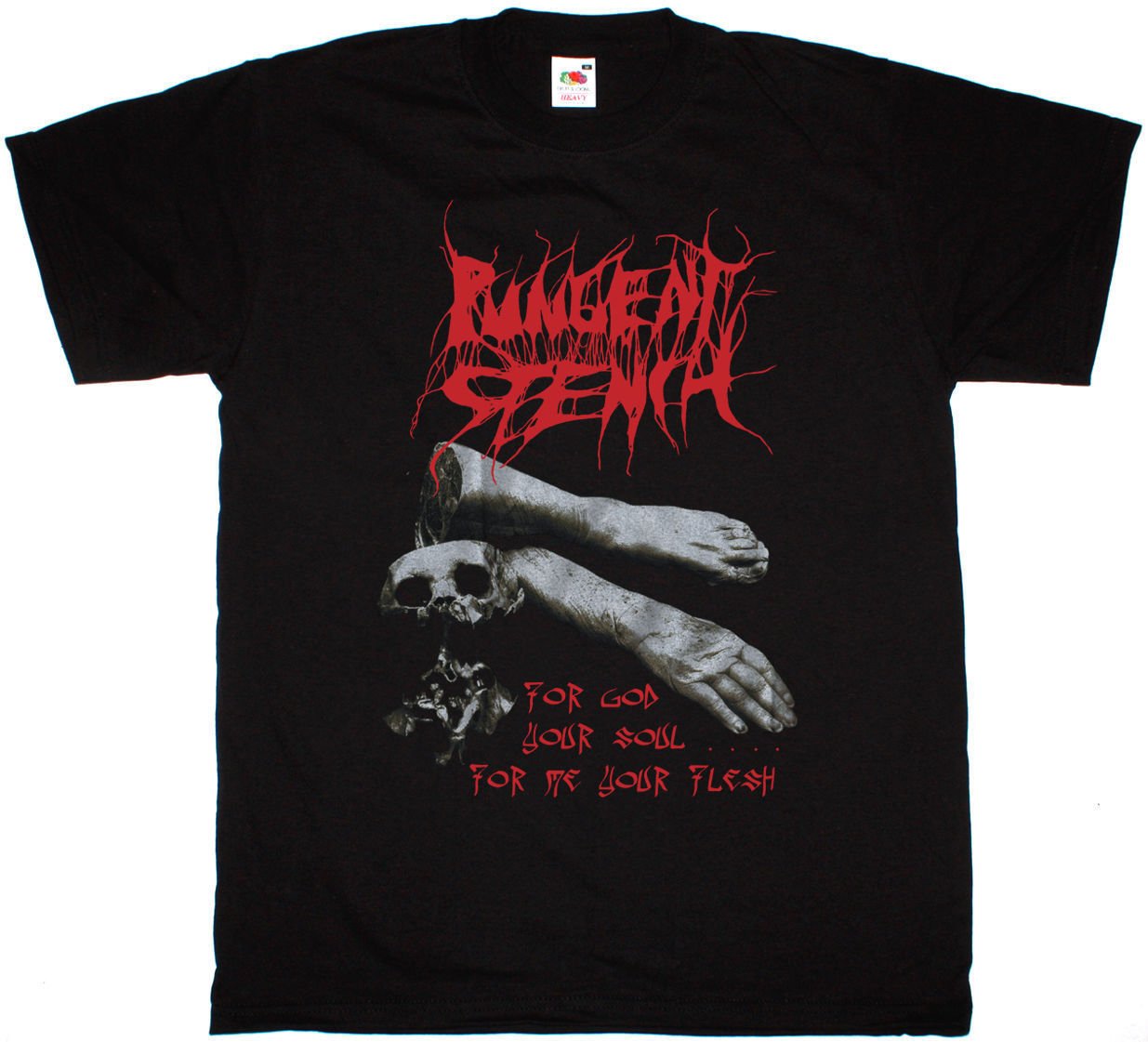 PUNGENT STENCH FOR GOD YOUR SOUL FOR ME YOUR FLESH DEATH METAL T-Shirt (M) Misc.