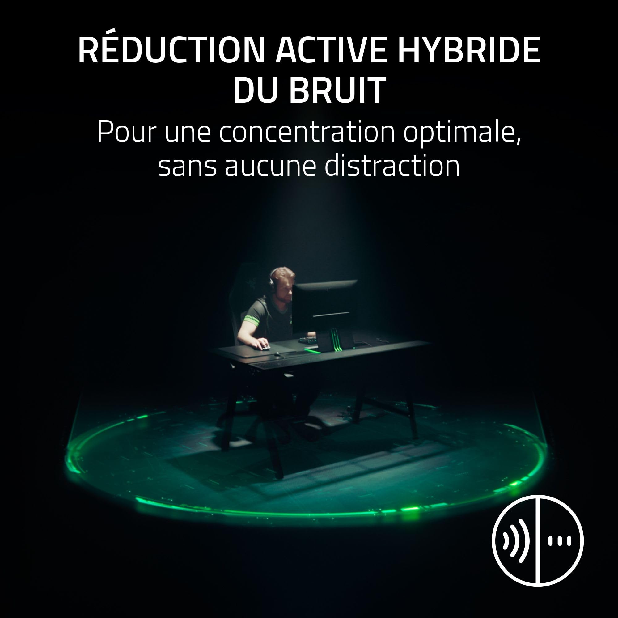 Razer BlackShark V3 Pro 2XKO Edition - Casque sans Fil pour e-Sport avec ANC - Réduction Active du Bruit - Haut-parleurs Triforce 50 mm - HyperSpeed 2,4 GHz et Bluetooth - Xbox/PC | 2XKO
