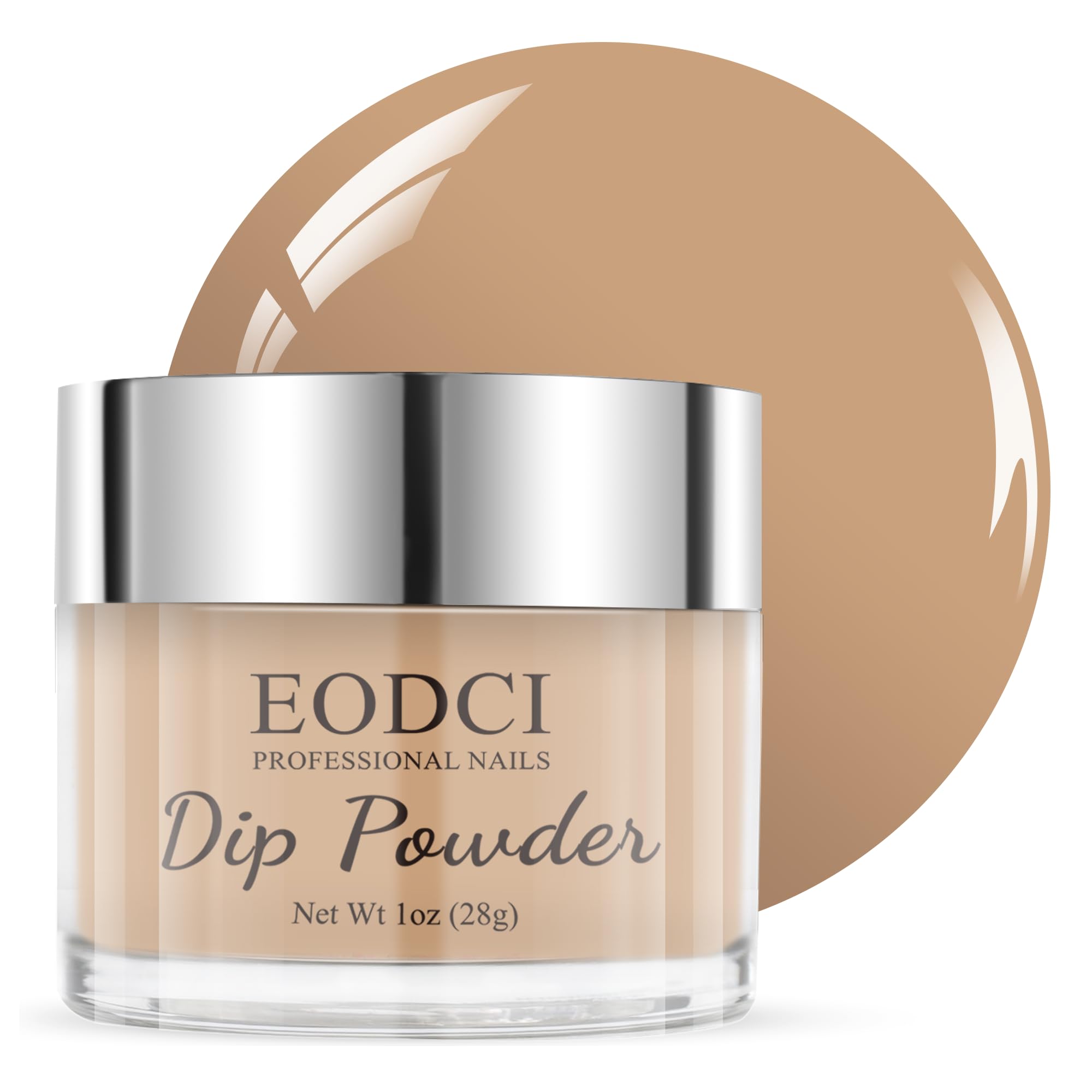EODCI Dip Powder, Nude Color Dipping Powder French Nail Art Starter Manicure Salon DIY at Home, Odor-Free and Long-Lasting, No Needed Nail Lamp Curing, 1 Oz