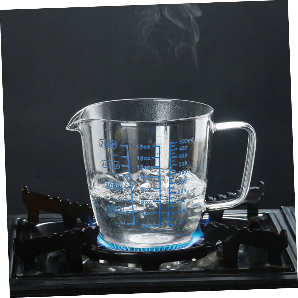 Glas Messbecher Mit Skala Für Heimgebrauch Küche Und Bäckerei Aus Hochwertigem Glasmaterial Und Präzise Zum Messen Von Flüssigkeiten Und Zutaten