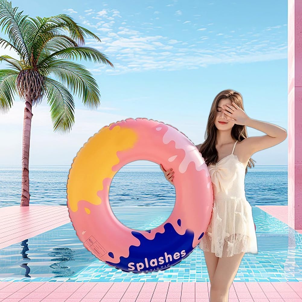 Float Ring, Thick, For Adults, Kids, Multifunctional Float Equipment, Foldable, O Shape, Swimming Ring, For Water Play, Sea Bathing, Indoor Swimming Pool, Summer Vacation, Parties, Summer Day, Bath