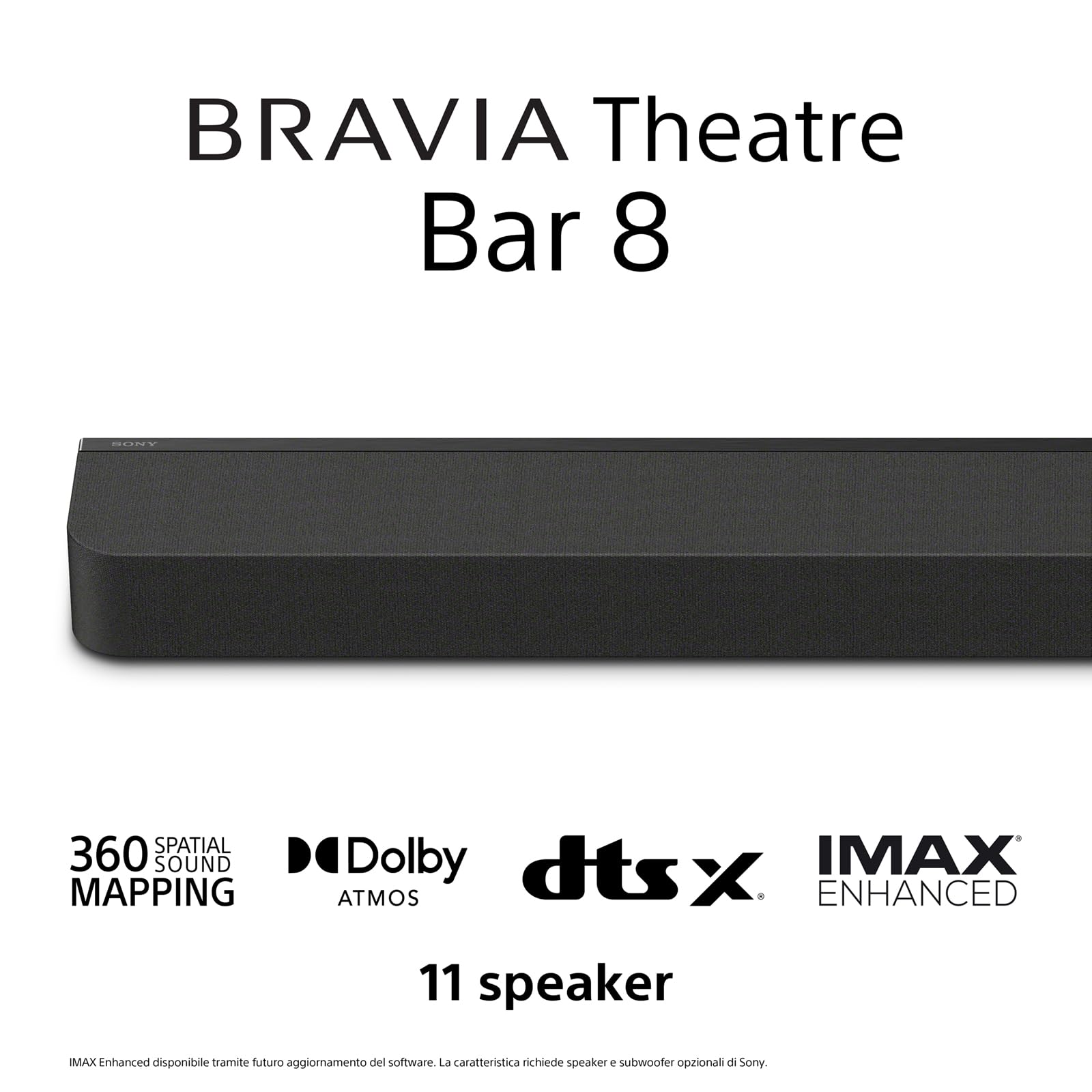 Soundbar Sony BRAVIA HT-A8000 Dolby Atmos 13 Speaker - Dettaglio