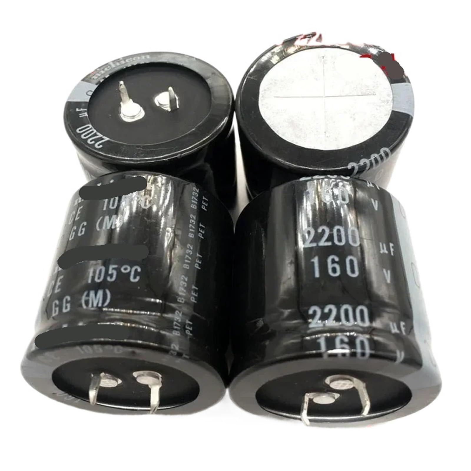 2PCS/10PCS 2200uf 160v GG/GY 35x35mm 160V2200uF Snap-in PSU Capacitor DINZHHENGYIN(One Size)