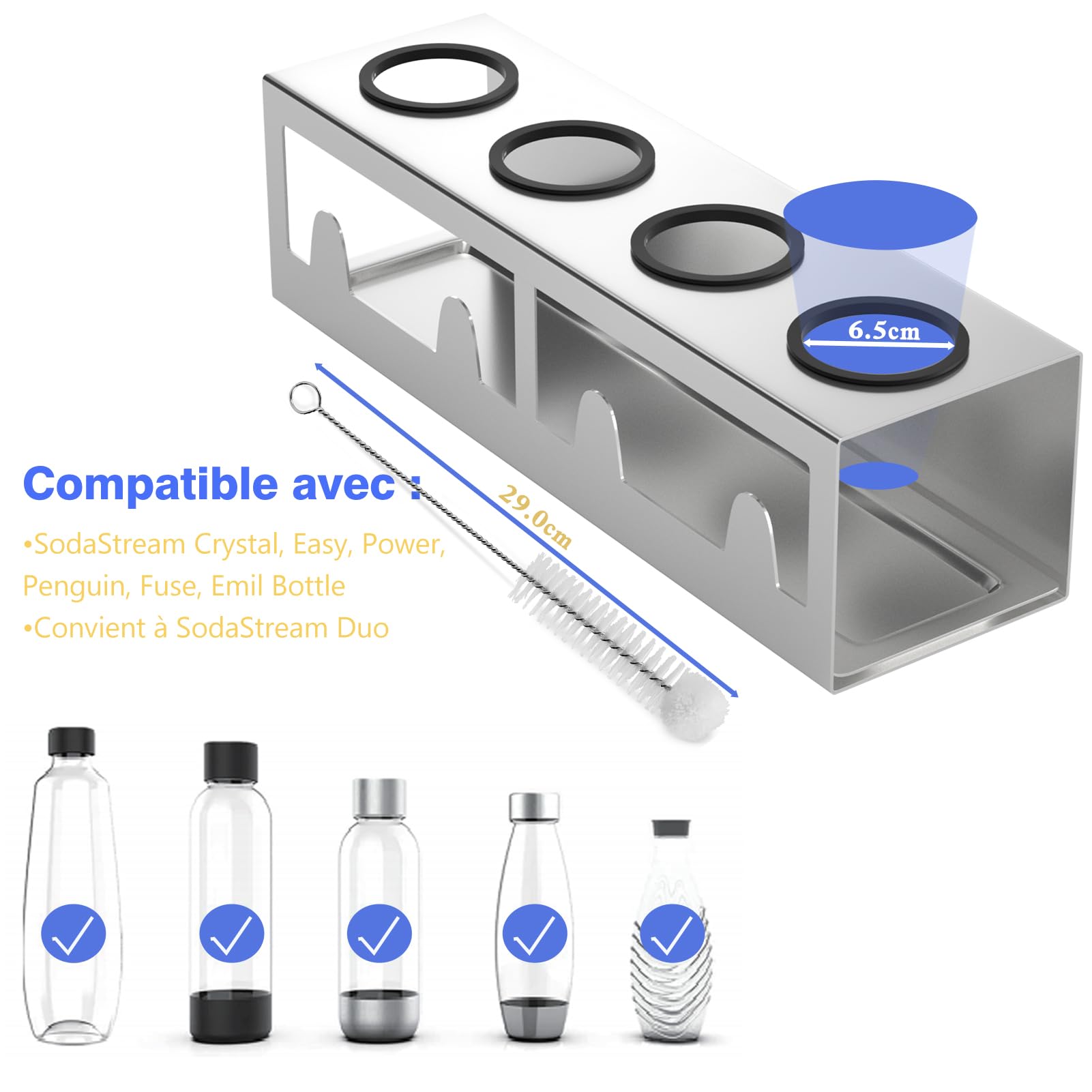 Support pour bouteilles de soda·Fichier STL pour Impression 3D·Cults