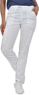 Medizinische Schlupfhose Arbeitshose Dante 5 Taschen Unisex mit elastischem Bund und Gesäßtaschen Krankenhaus Uniformhose mit mittlerer Taille und Rundumgummibund