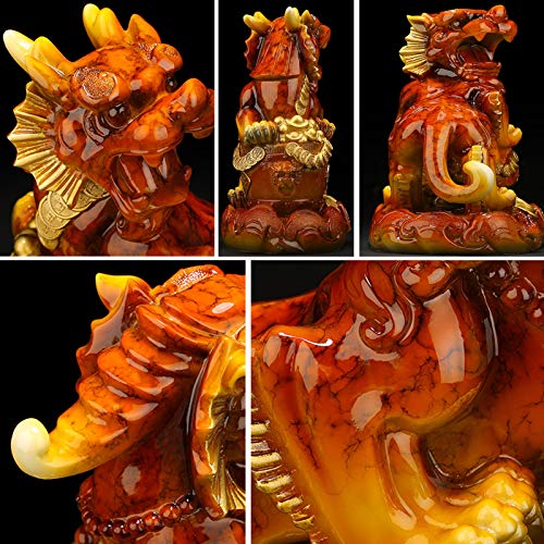 Statue Feng Shui Fortune - Finition Premium pour Intérieur Chic