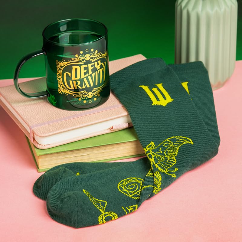 Wicked Movie Glass Mug & Socks Gift Set, Officially Licensed Disney Gift Fans - Image 3
