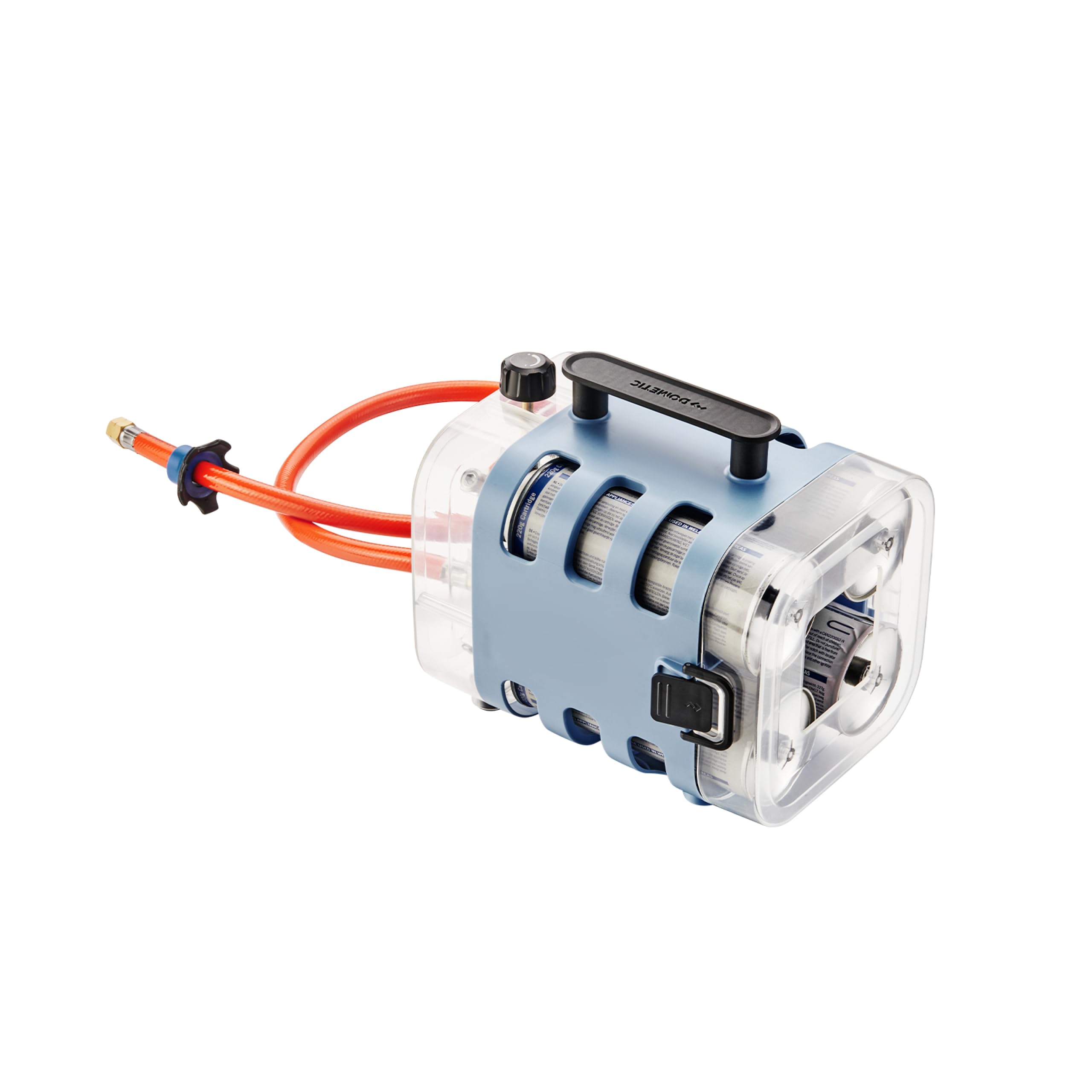 CADAC - Quad Power Pak - Alimentation en gaz légère et portable - Libération rapide - Incl. Sac de transport - Camping - 8 heures d'essence - Les incontournables du barbecue - Utilisation en extérieur