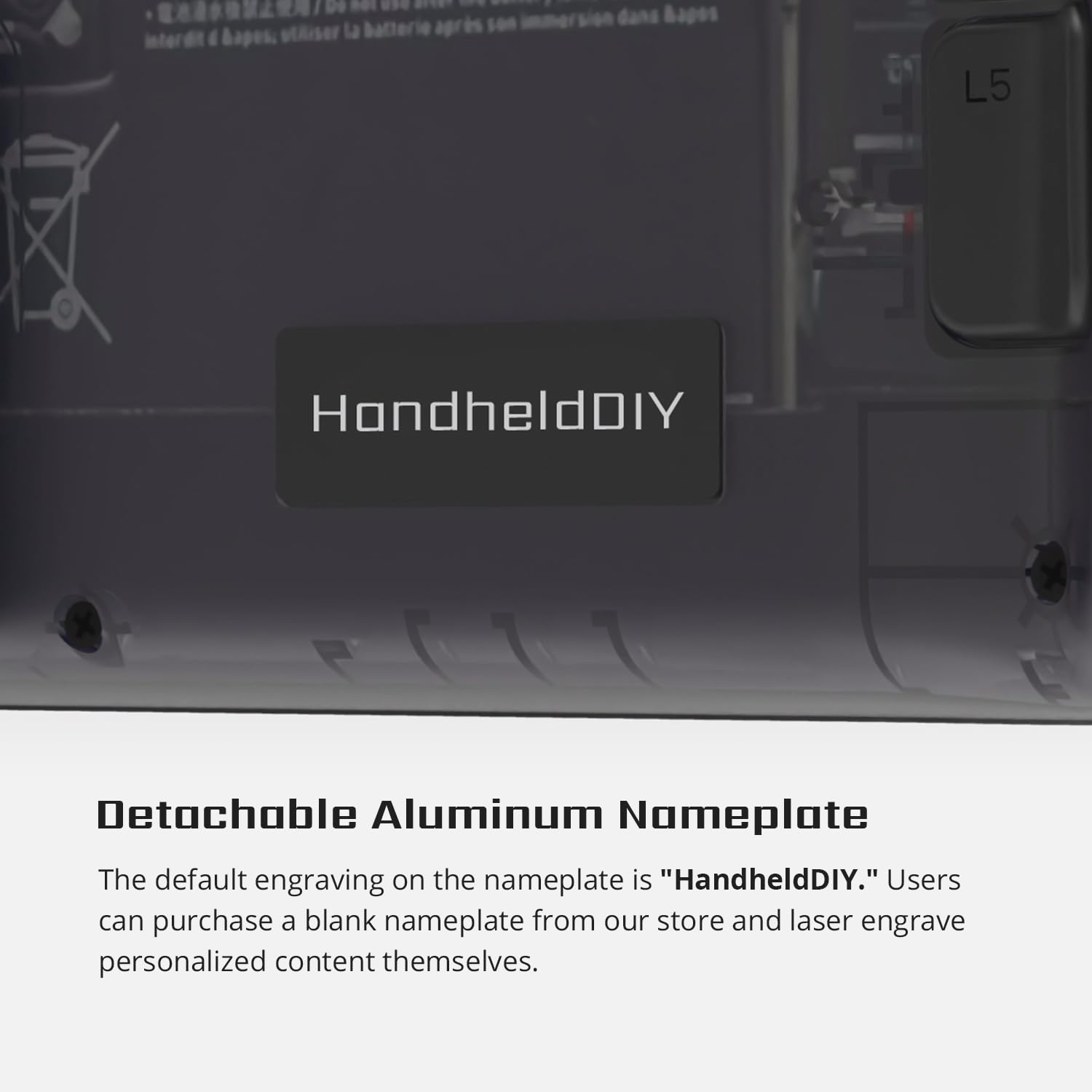 Modcase de refrigeración para Steam Deck LCD/OLED, accesorios de placa trasera translúcida con soporte plegable, carcasa de gestión del calor, fácil instalación con herramientas (negro)