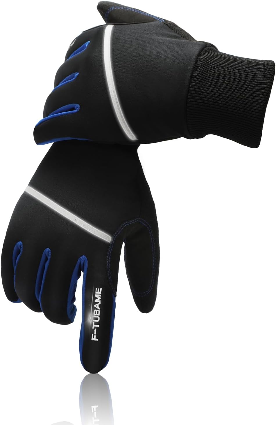 F-TUBAME® 手袋 防寒 グローブ サイクルグローブ 3D 立体 自転車グローブ サイクリンググローブ 衝撃吸収パット スマホ対応 手袋 防水 防寒 手袋 タッチパネル手袋 滑り止め手袋 耐磨耗性 換気性 男女四色