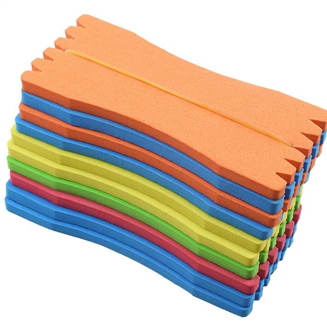 Pinicecore Light 10Pcs Foam Sponge Wrapped Wire Fishing Winding Board Fishing Line Board Spool Fishing Line Accessories Rig Winders