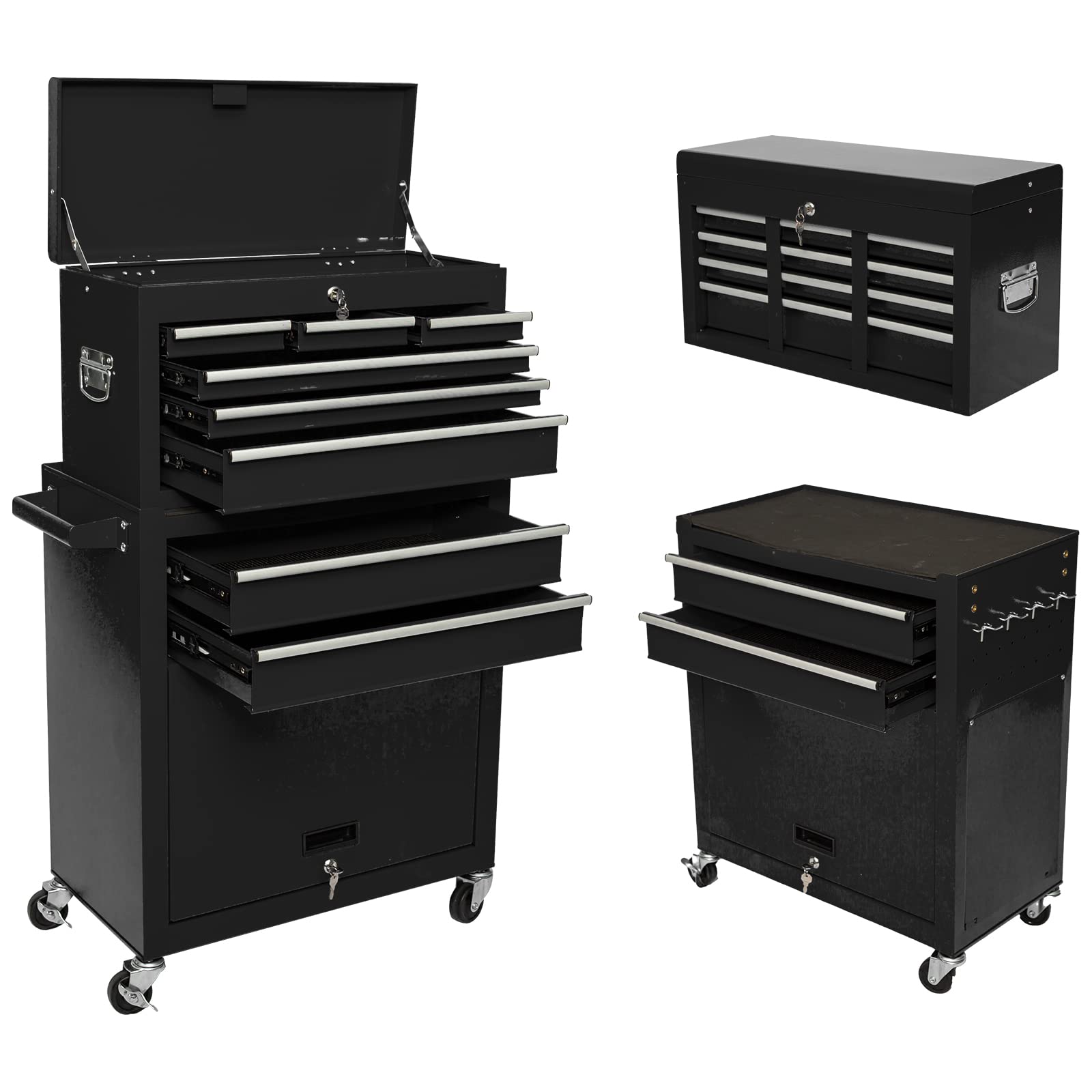 Buy Tool Chests Tool Box Tool Organizer with 8 Sliding Drawers, 2in1