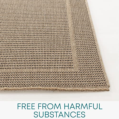 Livabliss Mindy Darwin Indoor Outdoor Design, Living Room 120x170 cm, Dining Kitchen Use, Boho Patterned Neutral & Coloured - Image 4