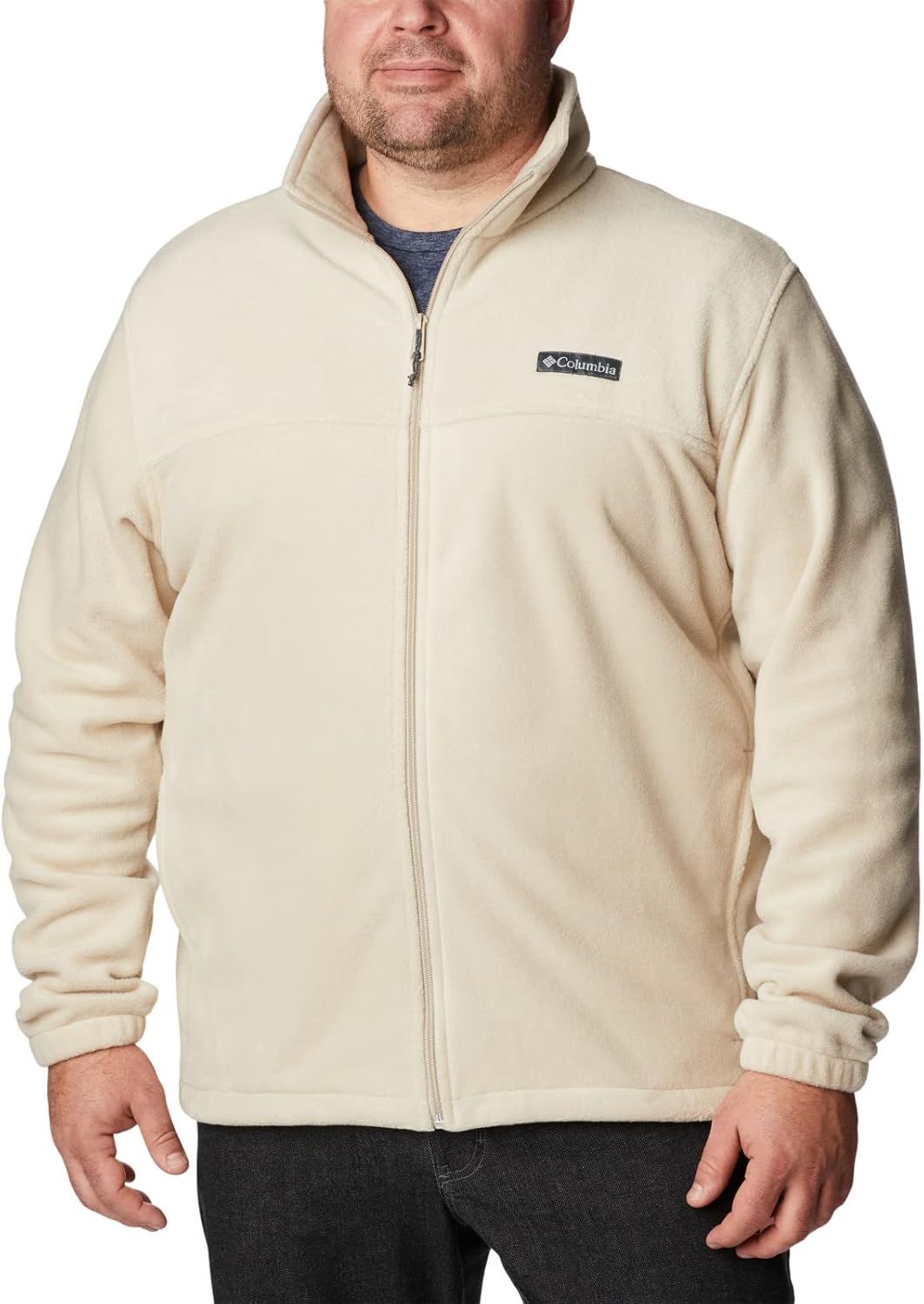 Columbia Men's Steens Mountain 2.0 Full Zip Fleece Jacket Ancient Fossil Small