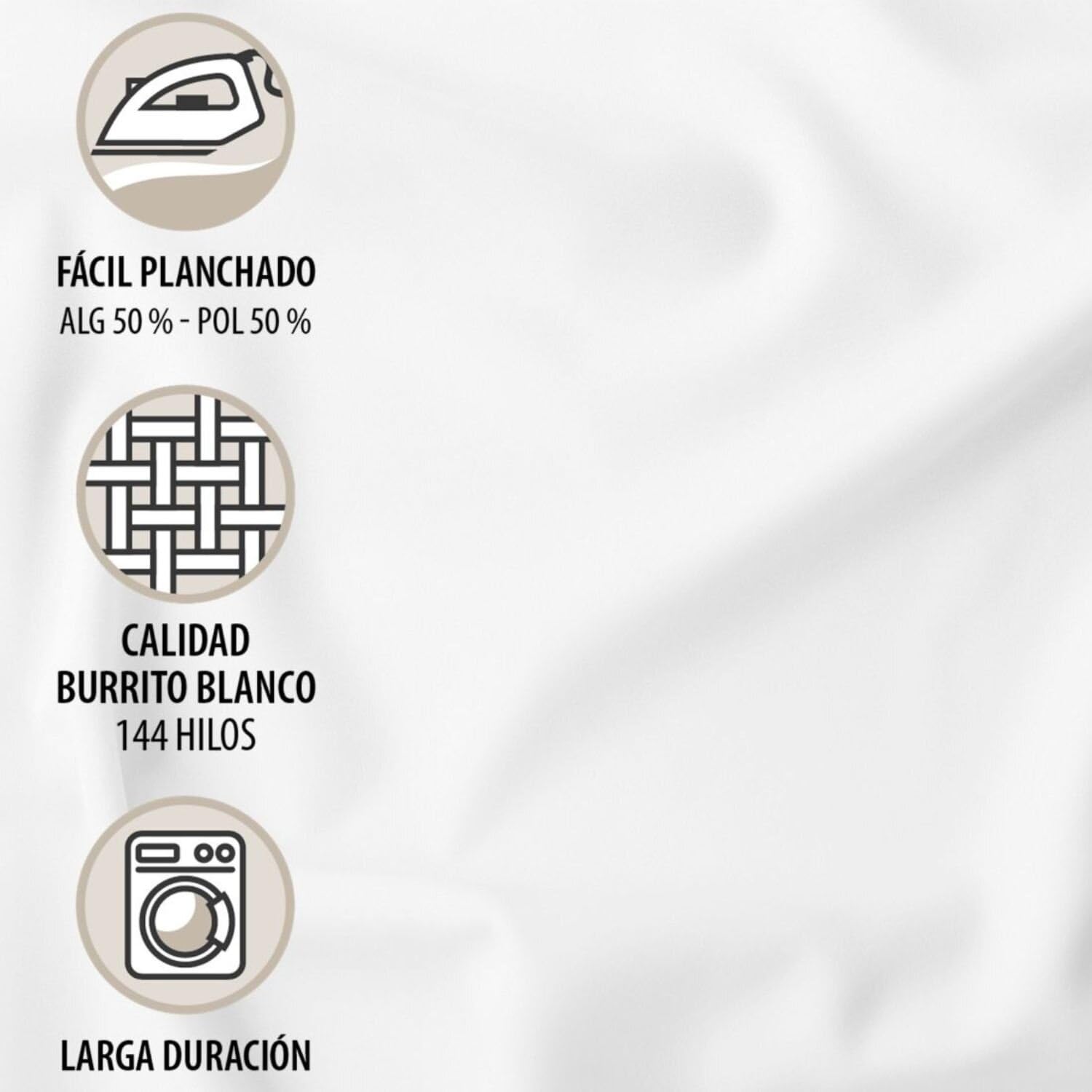 Burrito Blanco | Fundas nórdicas Estampadas | Cama de 105cm. (+Medidas Disponibles) | Diseño 052 | Color Rosa Palo (105x190/200cm.)