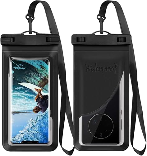 Bolsa impermeable para teléfono celular, funda para teléfono, bolsa seca para iPhone 14 13 12 11 Pro Max XS Samsung, IPX8 hasta 9.25 pulgadas para
