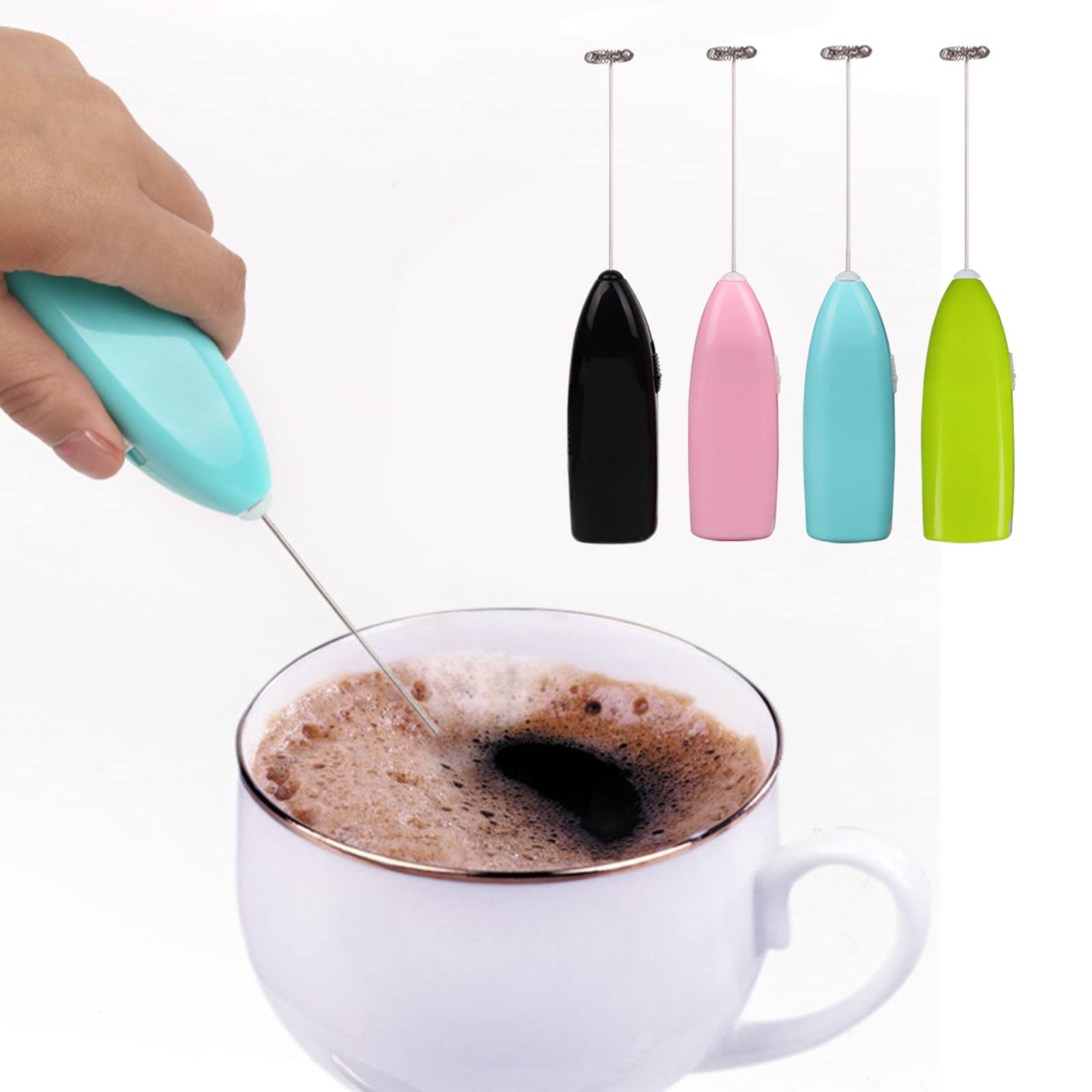 Milk Frother Electric Handheld Blenders Beater Coffee Mixer Portable Whisk Drink Making Tools For Homes Kitchen