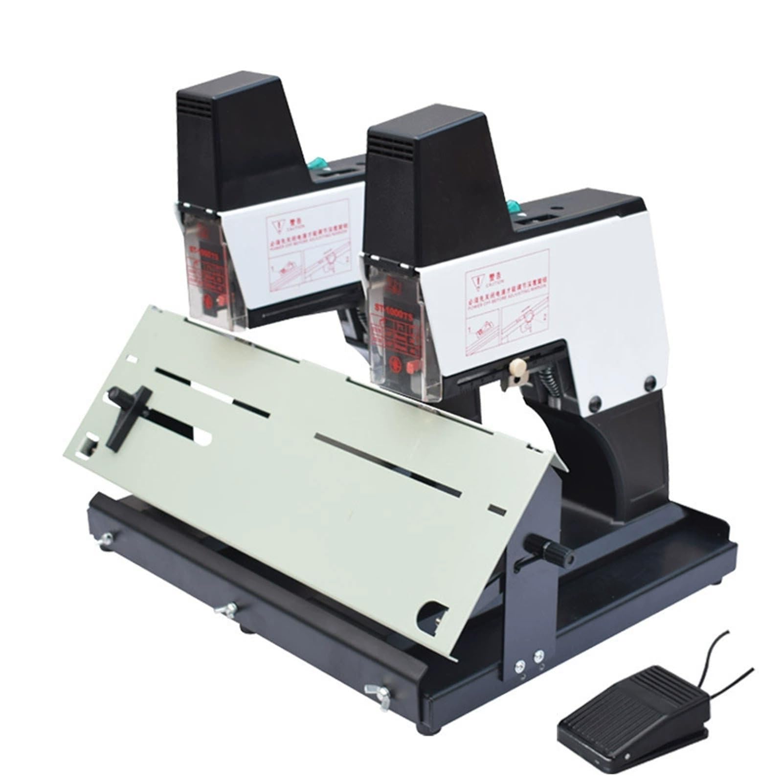 Elektrische Schwerlastbindemaschine mit Fußpedal zur Sattelbindung, ideal für Schulen, Büros und Verlagswesen