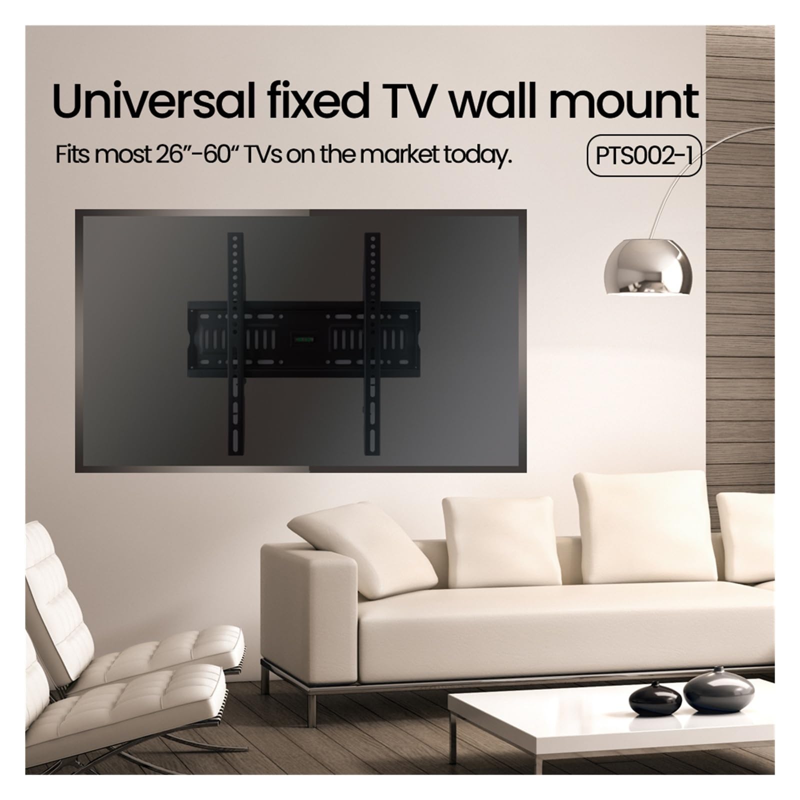 Soporte Universal for TV, for Soporte Reforzado Ajustable con Inclinación De 26 A 60 Pulgadas