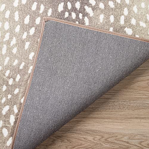 Tapete interior/exterior 5x7.5 pies Chenille lavable miniatura 3