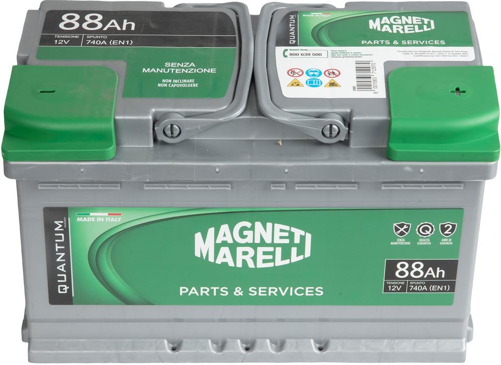 Magneti Marelli Batteria per auto 90AH 12V 740A EN1 per cassetta L4