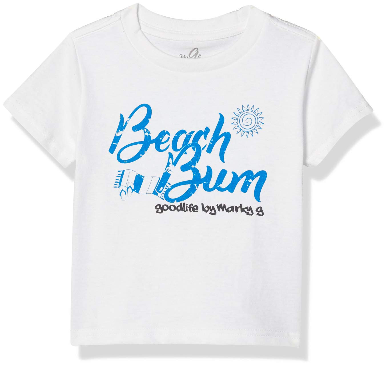 Marky G Apparel Boys Beach Bum Graphic Cotton Jersey T