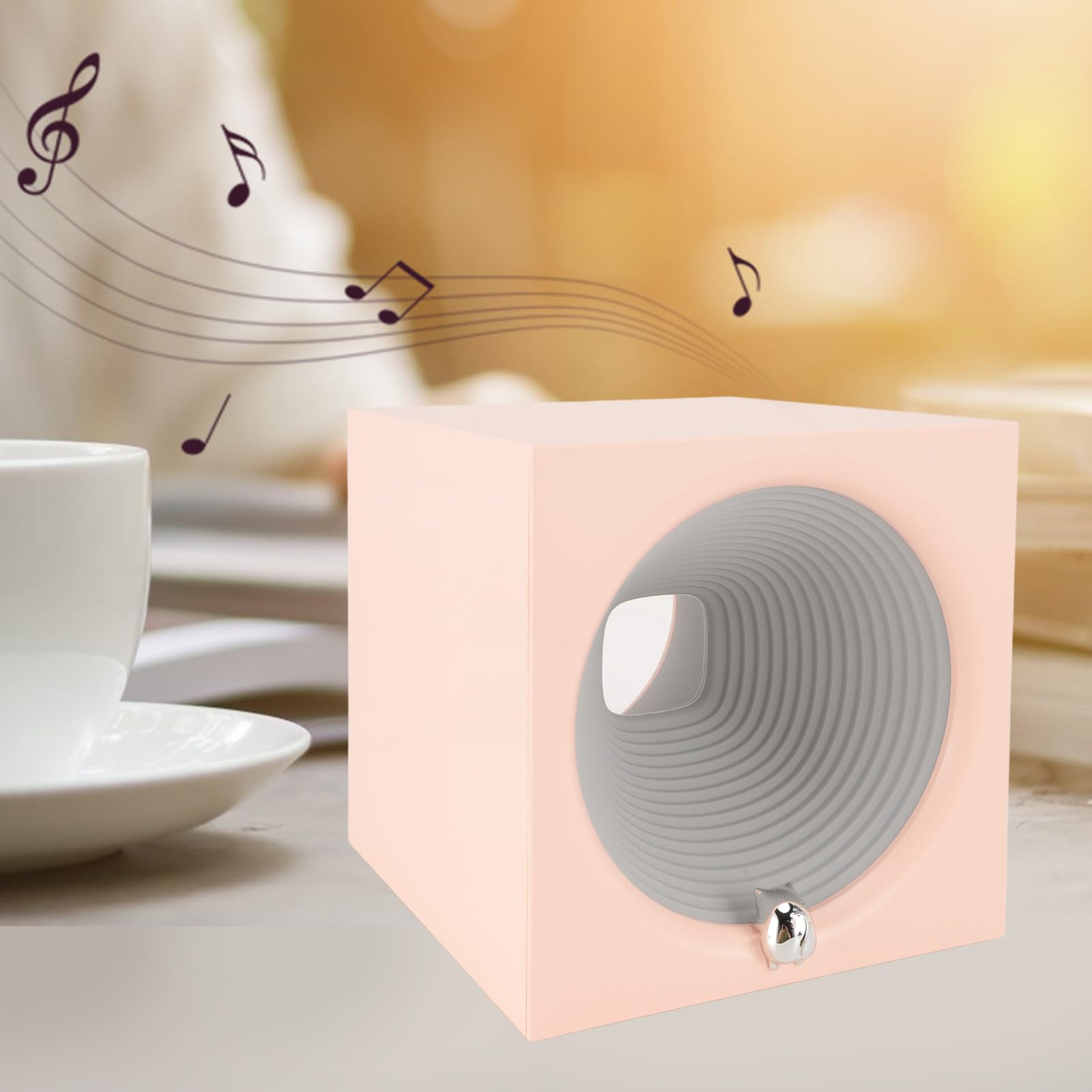 Asixxsix Altavoz Bluetooth con Luz Nocturna, Lámpara de Noche 2 en 1 con Altavoz Bluetooth, Altavoz Inalámbrico con Luces, Luz Ambiental de Humor para Decoración de Dormitorio, para