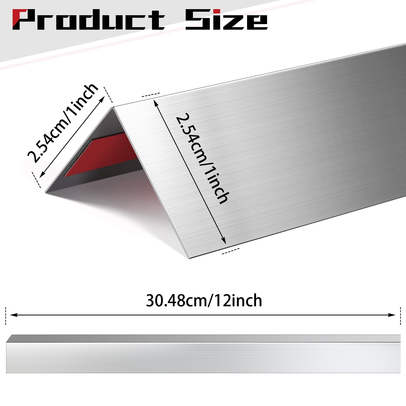 Snapklik.com : 4 Sets Of 16 Piecesper Set 1 X 1 X 48 Inch Stainless ...